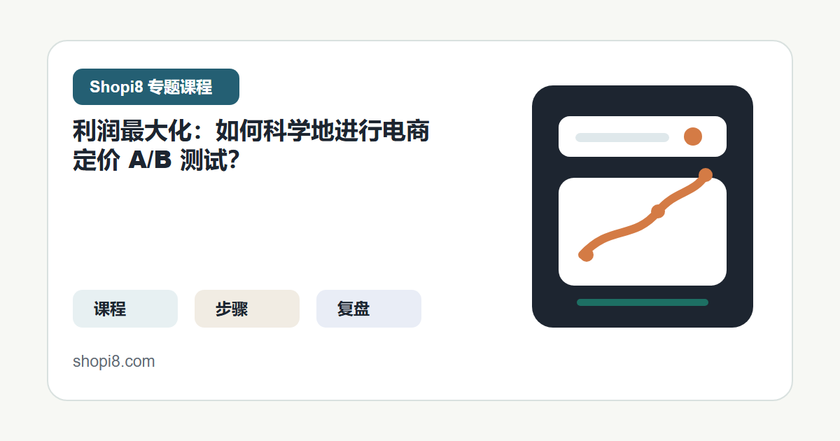 利润最大化：如何科学地进行电商定价 A/B 测试？ 封面图