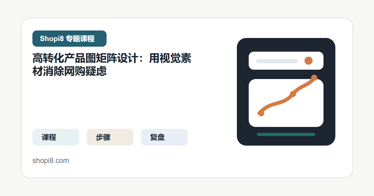 高转化产品图矩阵设计：用视觉素材消除网购疑虑 封面图