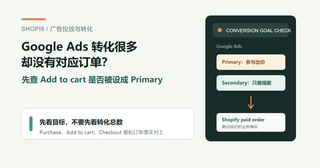 Google Ads 转化很多却没订单？先查是不是把 Add to cart 当成了 Primary