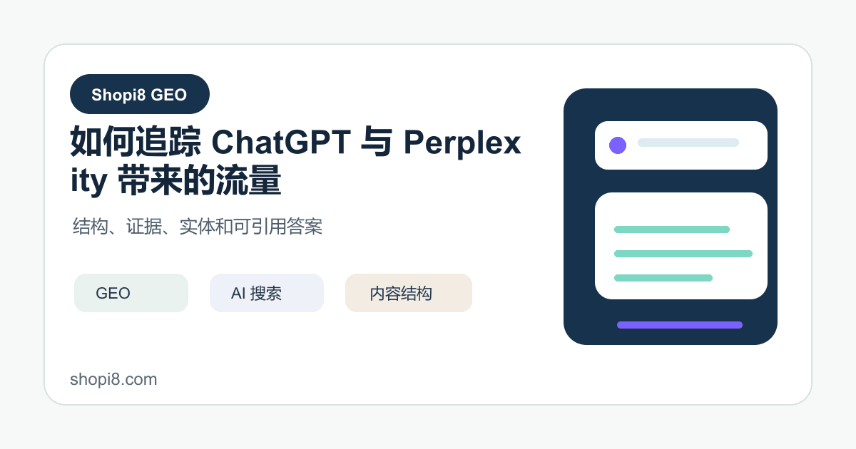 如何追踪 ChatGPT 与 Perplexity 带来的流量 封面图