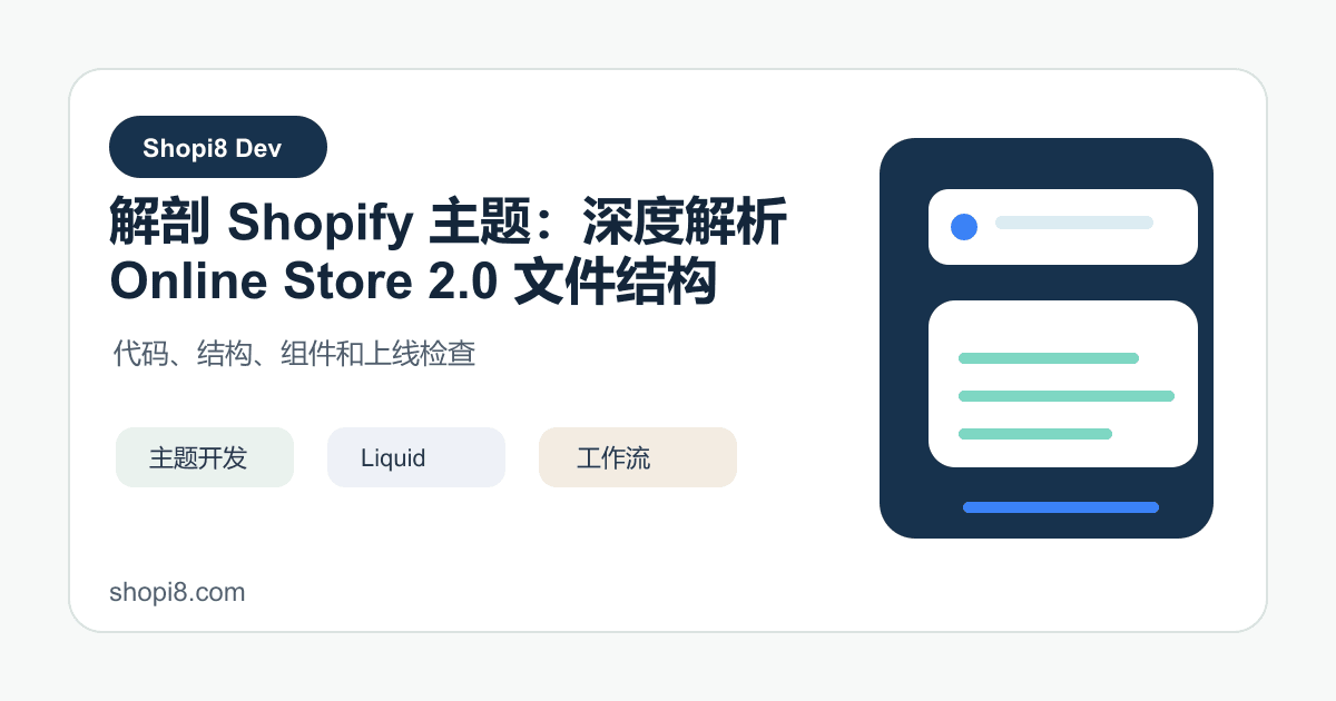 解剖 Shopify 主题：深度解析 Online Store 2.0 文件结构 - shopi8 中文建站教程