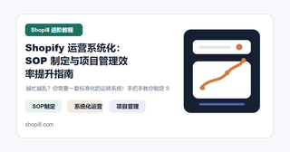 Shopify 运营系统化：SOP 制定与项目管理效率提升指南